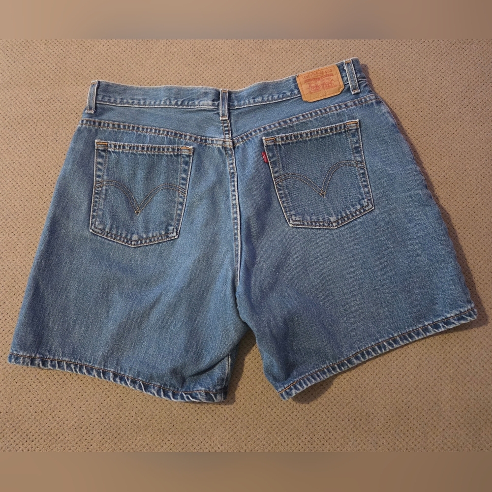 Levi's Classic Blue Denim Shorts
